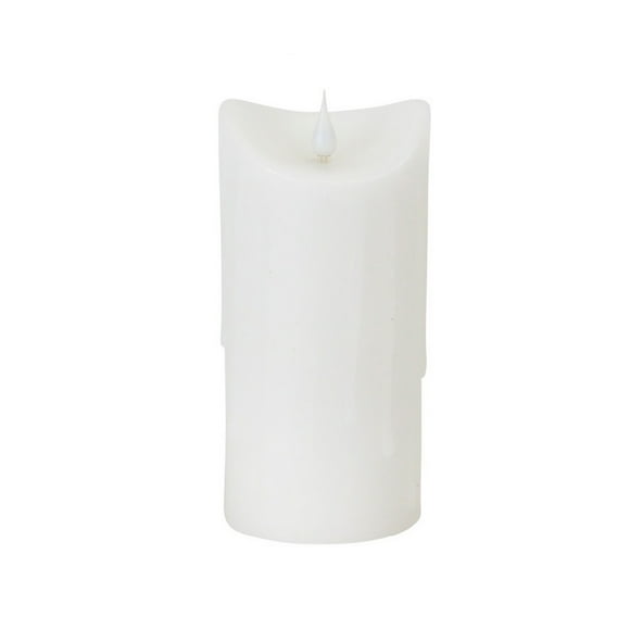 Melrose International 57744 Simplex LED Dripping Candle with Moving Flame Melrose International 57744 Simplex LED Dripping Candle with Moving Flame